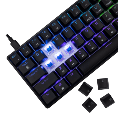 White Shark GK-004121 SHINOBI 2 NOIR Switch Bleu 3