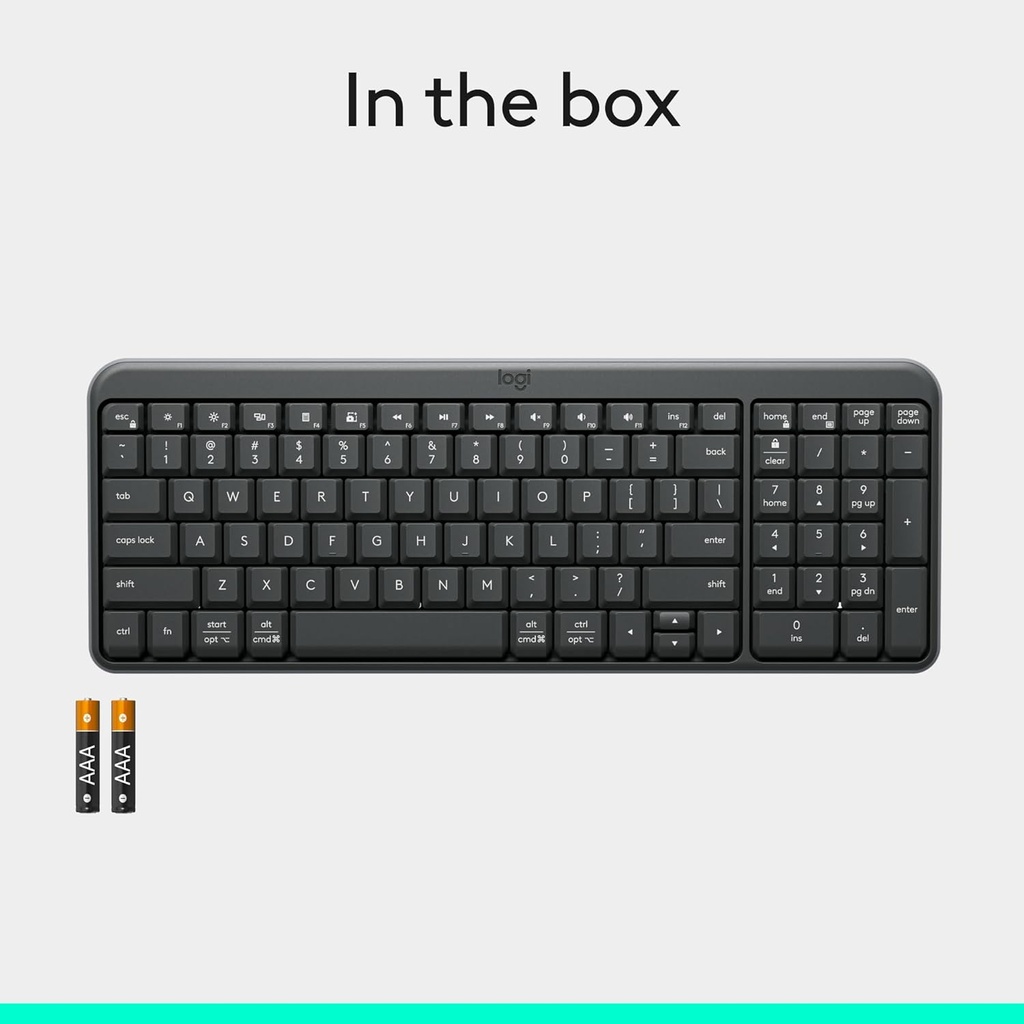 Logitech K250 GRAPHITE Sans Fil 4