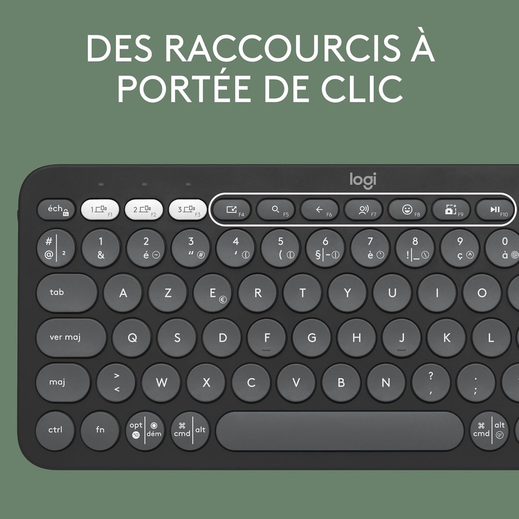 Logitech K380 Bluetooth NOIR 3