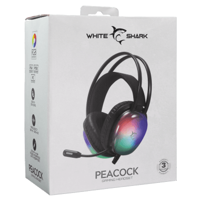 White Shark GH-2444 PEACOCK NOIR 5