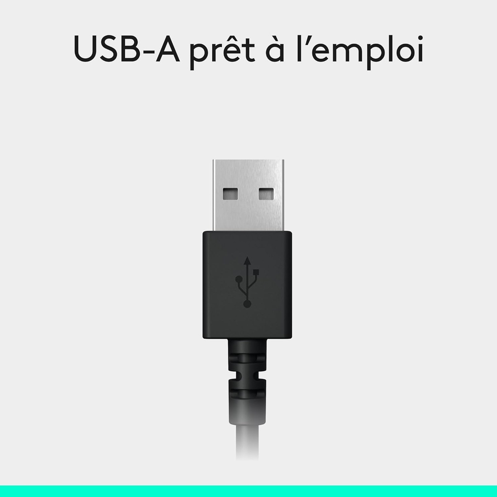 Logitech H390 Casque Stéréo USB Noir 4