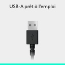 Logitech H390 Casque Stéréo USB Noir 4