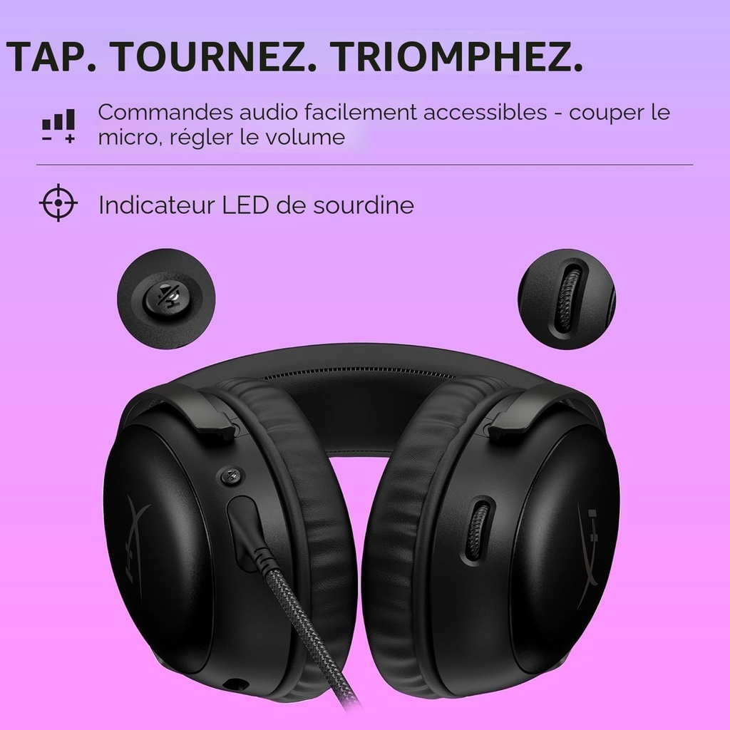 HyperX Cloud III Noir 4