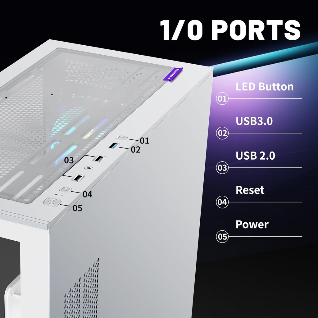 RAIDMAX i800 WHITE image2