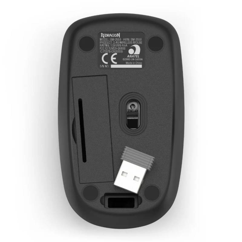 Redragon BM-2559 Souris Sans Fil Noir 4