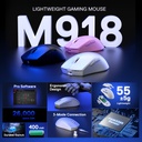 Redragon K1ng Max M918-PRO Gaming Sans Fil Noir 3