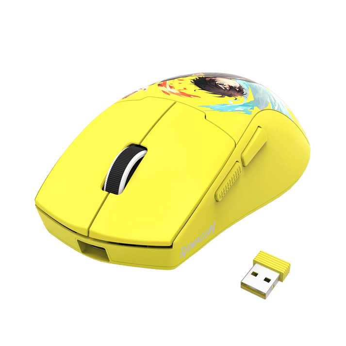 Redragon K1ng Max M918-AKB-PRO Gaming Sans Fil Jaune 3