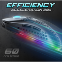 Spirit of Gamer Pro-M4 Souris RGB 12800 DPI Ultra Light Noir 3