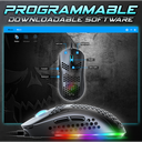 Spirit of Gamer Pro-M4 Souris RGB 12800 DPI Ultra Light Noir 5