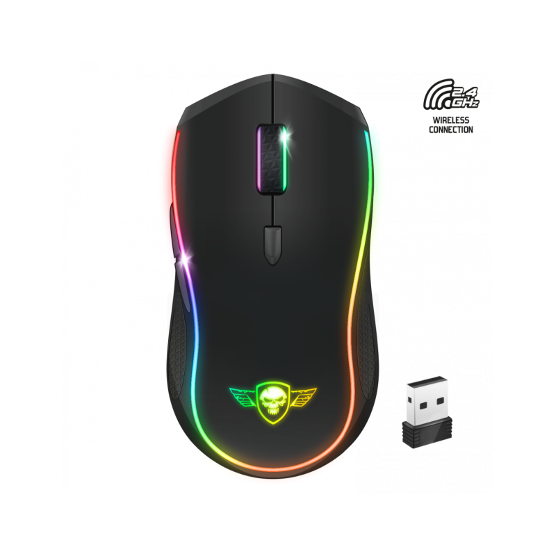 Spirit of Gamer Pro-M9 Souris Sans Fil 4200 DPI Rechargeable RGB Noir 2