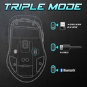 Spirit of Gamer Elite M50 Souris Sans Fil Dark RGB Noir 4