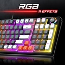 Clavier Gamer Filaire SPIRIT OF GAMER XPERT K350 RGB Switch Marron - Gris 2