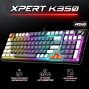 Clavier Gamer Filaire SPIRIT OF GAMER XPERT K350 RGB Switch Marron - Gris 3