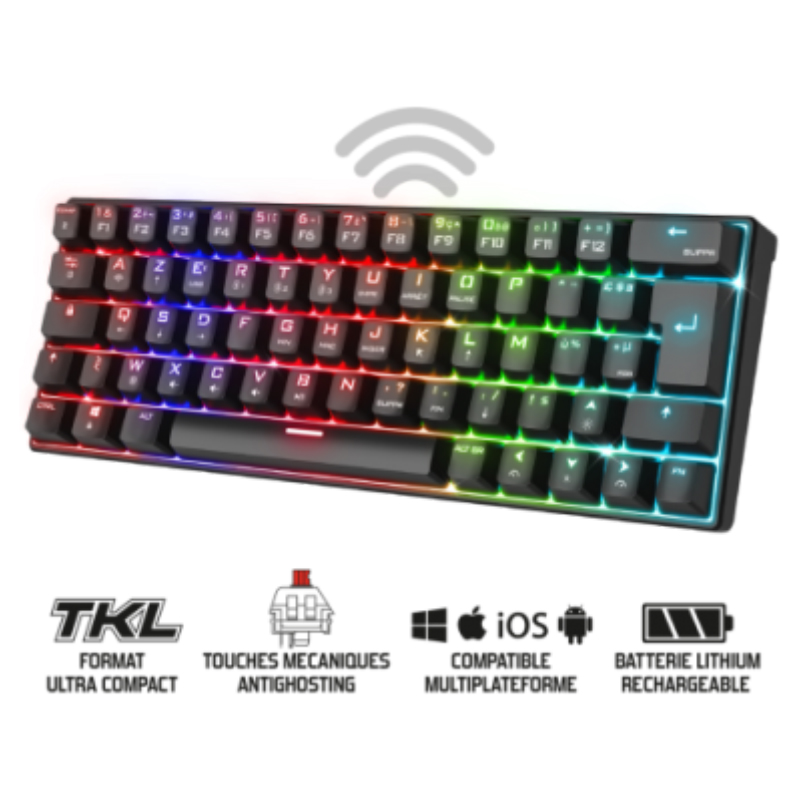 Clavier Gamer SPIRIT OF GAMER XPERT-K200 RGB - Noir 1