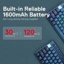 Clavier Gamer Mécanique Redragon NOCTIS K632 PRO RGB / Red Switch / BLEU 1