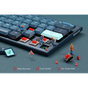 Clavier Gamer Mécanique Redragon NOCTIS K632 PRO RGB / Red Switch / BLEU 3