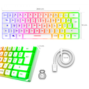 Clavier Gamer Filaire SPIRIT OF GAMER PRO-K2 RGB - Blanc 1