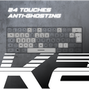 Clavier Gamer Filaire SPIRIT OF GAMER PRO-K2 RGB - Blanc 3