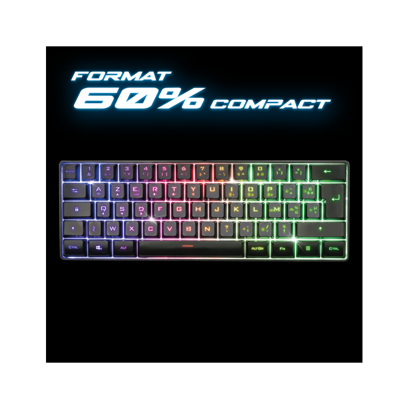 SOG CLAVIER ELITE-K50 TKL Sans Fil CLA-EK50RF 4