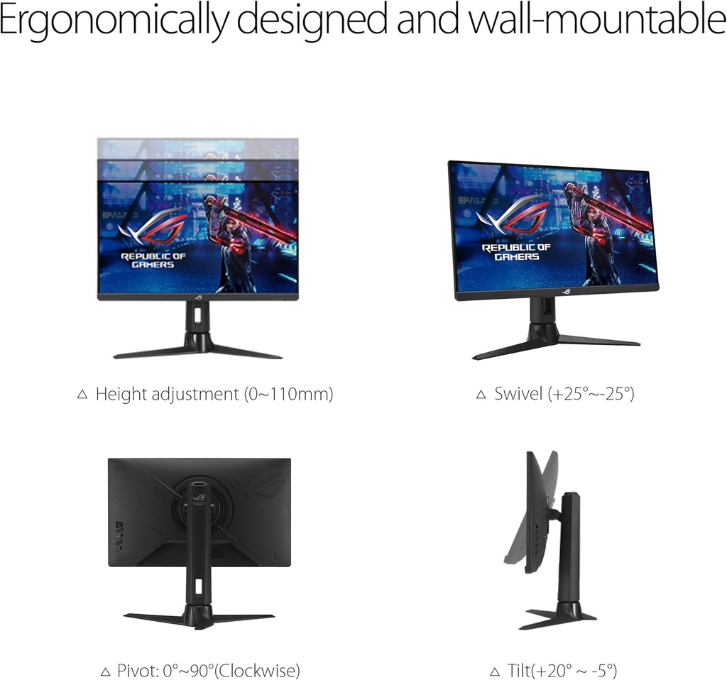 ASUS - ROG Strix XG259CMS 25" - Full HD - 310Hz - IPS - 1ms image2