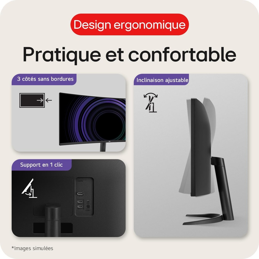 LG - 34WR50QK 34" - UltraWide WQHD - 100Hz - VA - 5ms image2