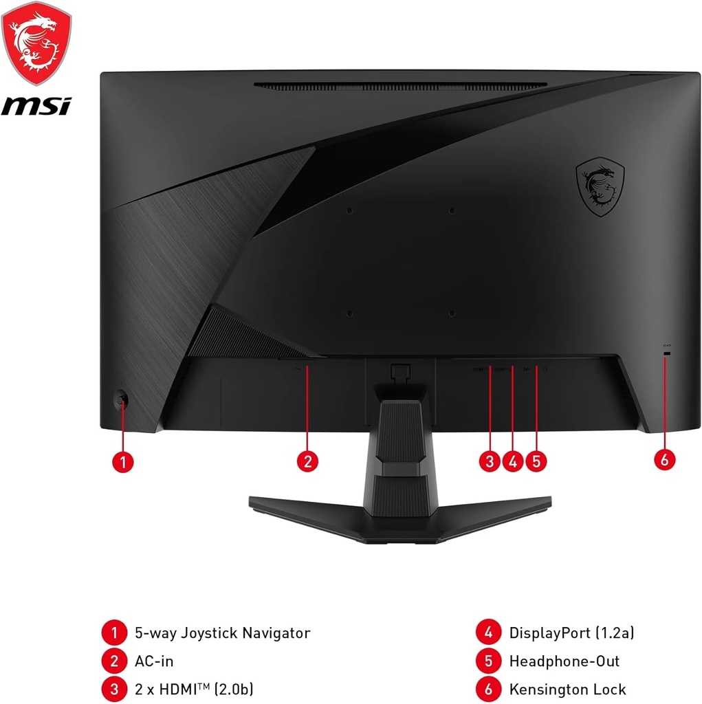 MSI - MAG 276CXF 27" Curved - Full HD - 280Hz - VA - 0.5ms image4