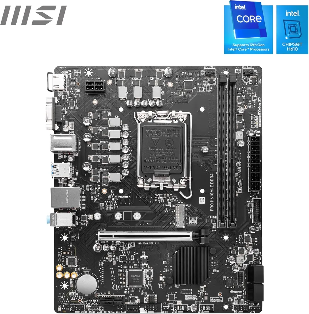 MSI CARTE MERE PRO H610M-E DDR4 2.webp