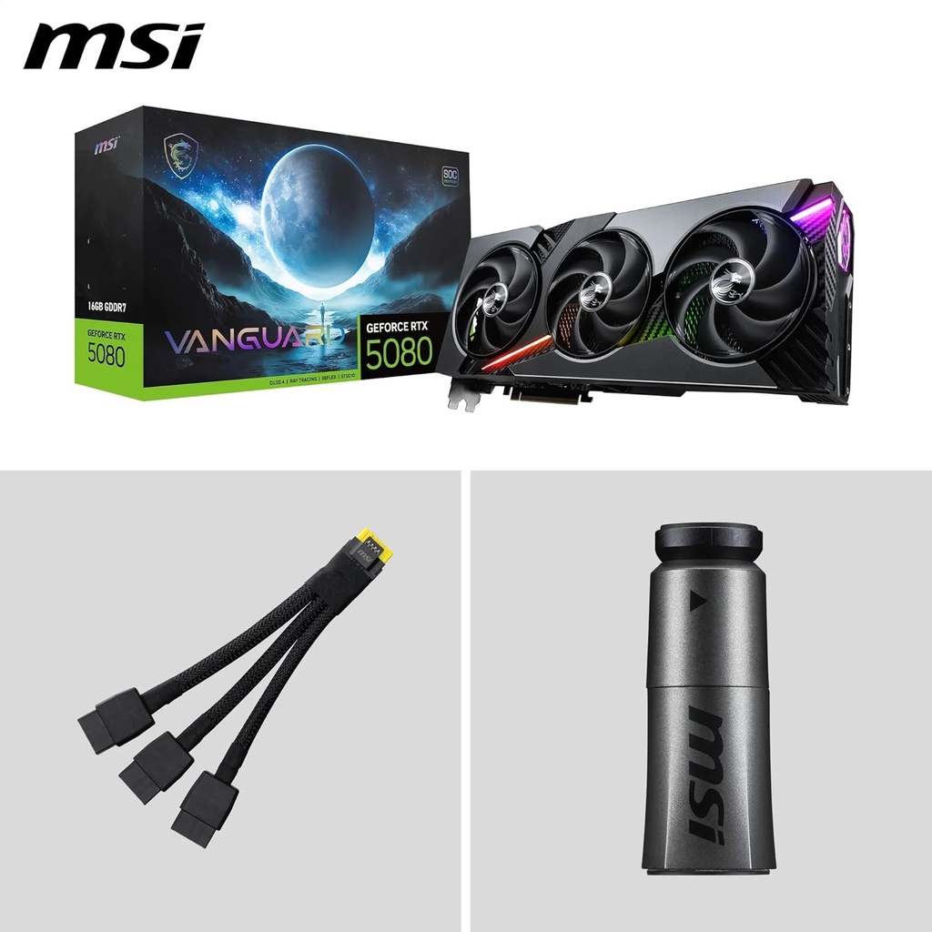 MSI GeForce RTX 5080 16G VANGUARD image 4