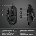 Logitech G502 Hero Noir Filaire image2