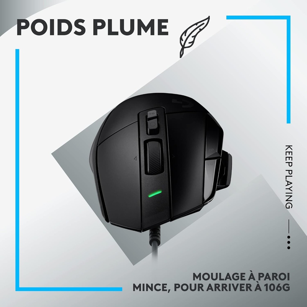 Logitech G502 X Noir Filaire image4