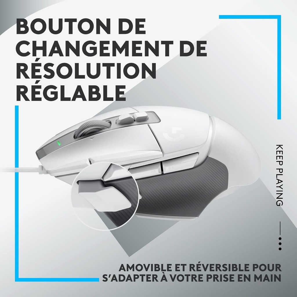 Logitech G502 X Blanc Filaire image5