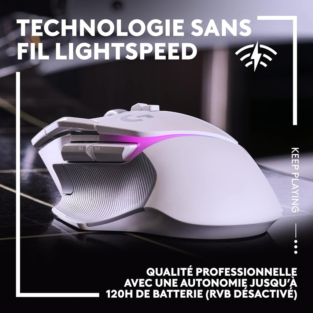 Logitech G502 X Plus Blanc Sans Fil image2