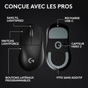 Logitech Pro X Superlight 2 Dex Noir Sans Fil image2