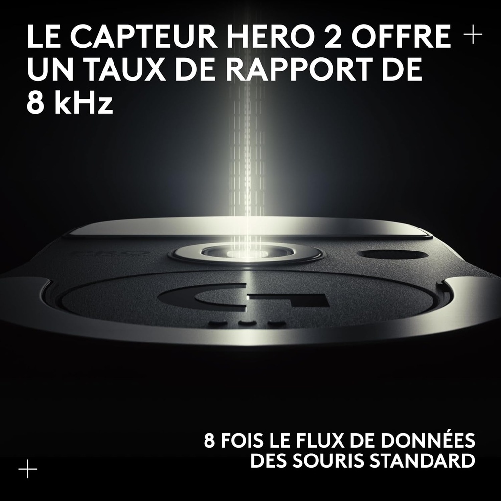 Logitech Pro X Superlight 2 Dex Blanc Sans Fil image4