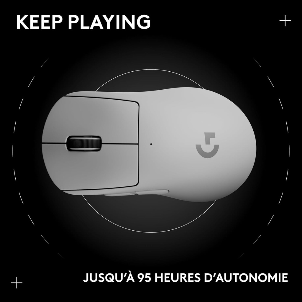 Logitech Pro X Superlight 2 Dex Blanc Sans Fil image5