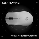 Logitech Pro X Superlight 2 Dex Blanc Sans Fil image5