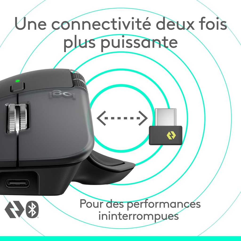 Logitech MX Master 4 Noir Sans Fil image3