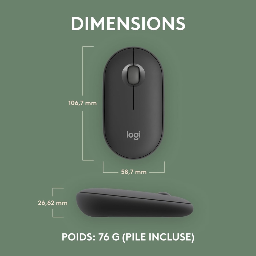 Logitech M350S Rose Sans Fil image4