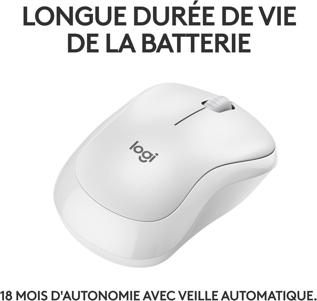 Logitech M240 Silent Blanc Sans Fil image4
