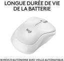 Logitech M240 Silent Blanc Sans Fil image4