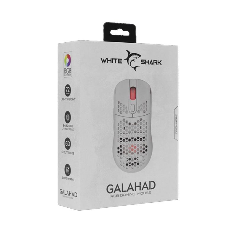White Shark GM-5007 Galahad Blanc Filaire image4