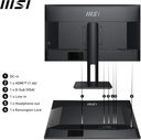 MSI PRO MP275P 27" IPS FHD | 100 HZ | 1MS image3