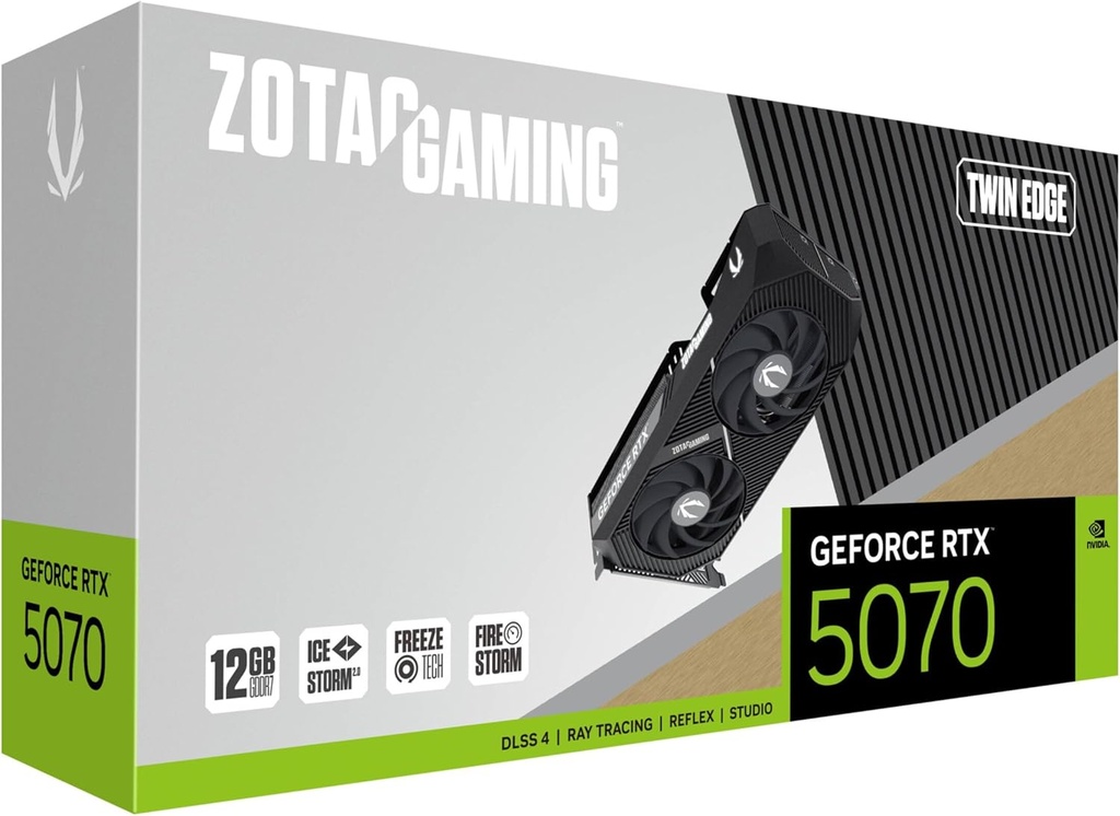 ZOTAC GAMING GeForce RTX 5070 Twin Edge 12GB GDDR7
