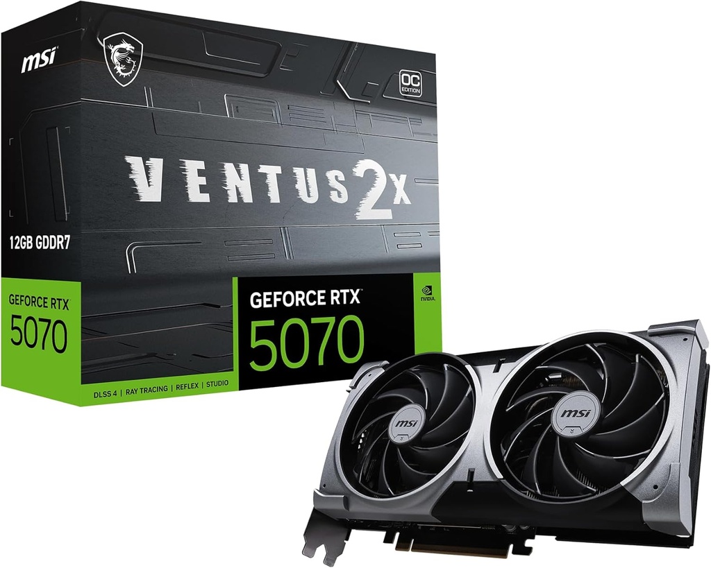 MSI GeForce RTX 5070 VENTUS 2X OC 12G