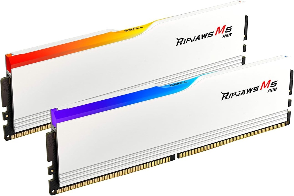 G.Skill Ripjaws M5 RGB 48 Go (2 x 24 Go) DDR5 5200 MHz CL40 - BLANC