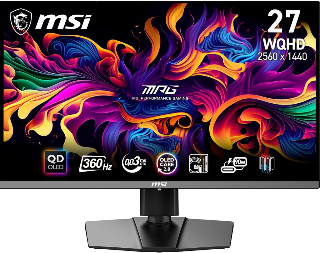 MSI - MPG 271QRX 27" - QHD - 360Hz - QD-OLED - 0.03ms