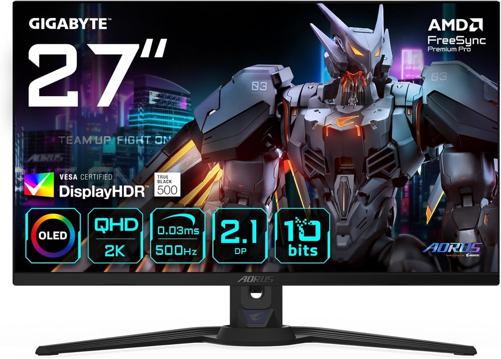 AORUS - FO27Q5P 27" - QHD - 500Hz - QD-OLED - 0.03ms