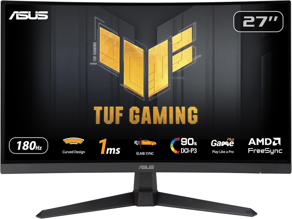 ASUS - TUF VG27VQ3B 27" Curved - Full HD - 180Hz - Fast VA - 1ms