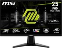 MSI - MAG 255F E20 25" - Full HD - 200Hz - Rapid IPS - 0.5ms