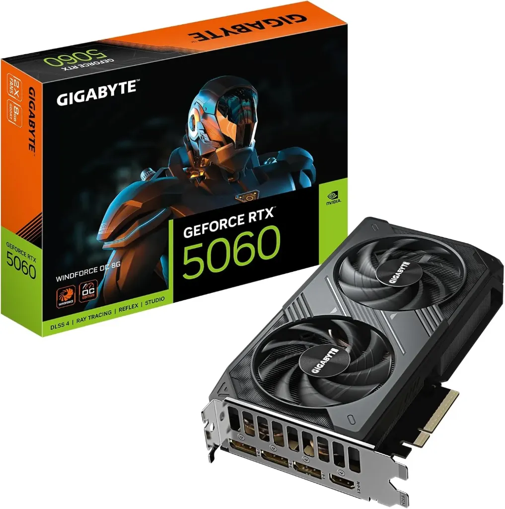 GIGABYTE RTX 5060 WINDFORCE OC 8G